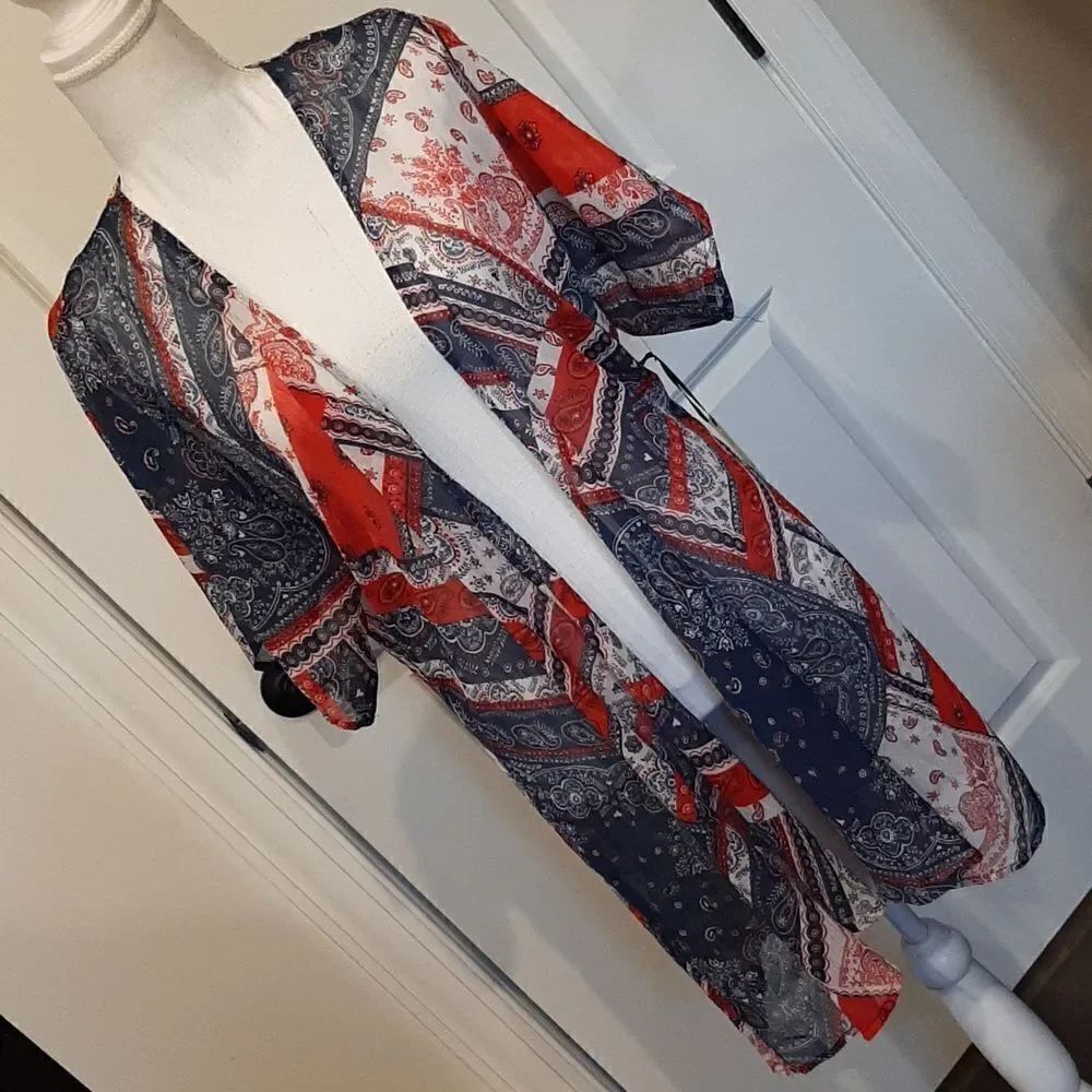 Liberty Love Sheer Cover Up NWT